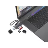 Leitor de cartões Conceptronic BIAN05G 2-em-1 USB 3.0 Dual Plug, SD/MicroSD 3.0, UHS-I