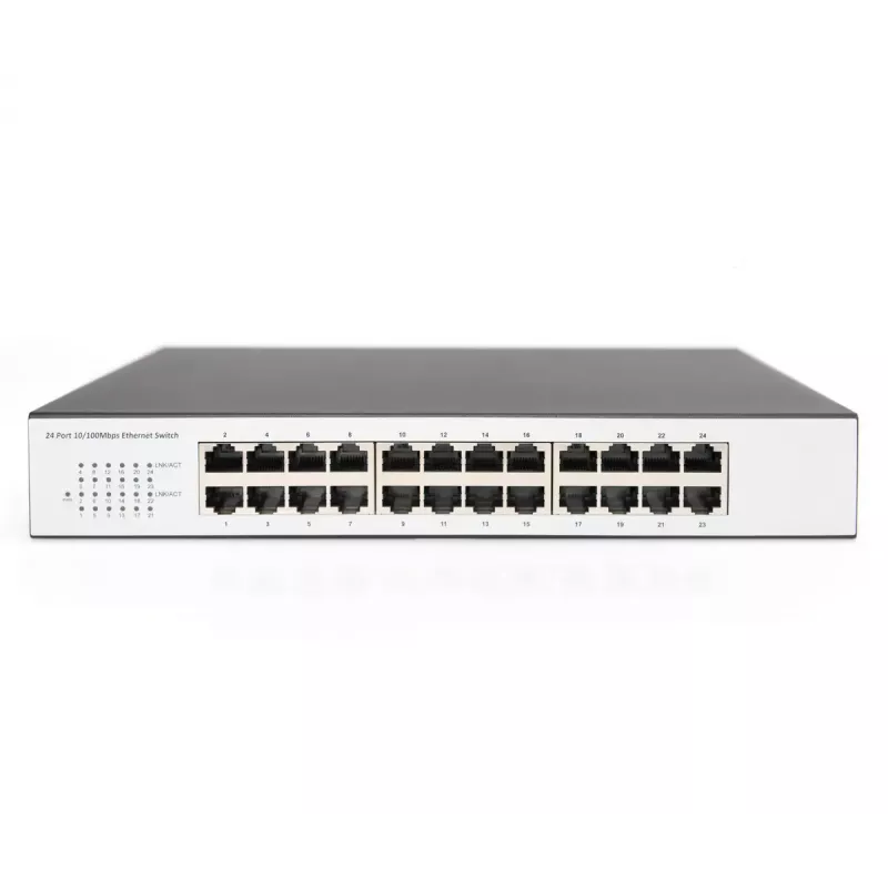 Switch não gerido Digitus DN-60021-2 24 portas Fast Ethernet