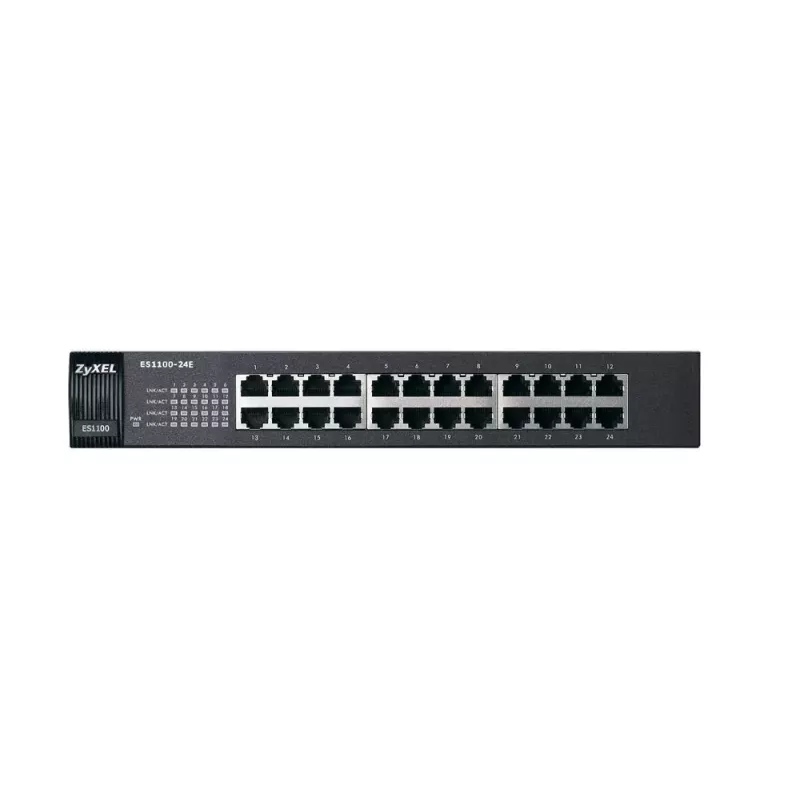 Switch não gerido Zyxel ES1100-24E 24 portas RJ-45 4.8 Gbit/s