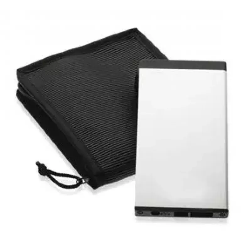 Fantec fanbox FB-C25US2 caixa externa para HDD de 2,5 polegadas, SATA 3 Gb/s, eSATA / USB 2.0, prateada