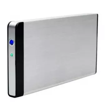 Caixa para HDD Fantec FB-C25US2 prateada 2,5 polegadas alimentada por USB