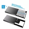 Caixa para HDD Fantec DB-ALU31 preta 3,5 polegadas