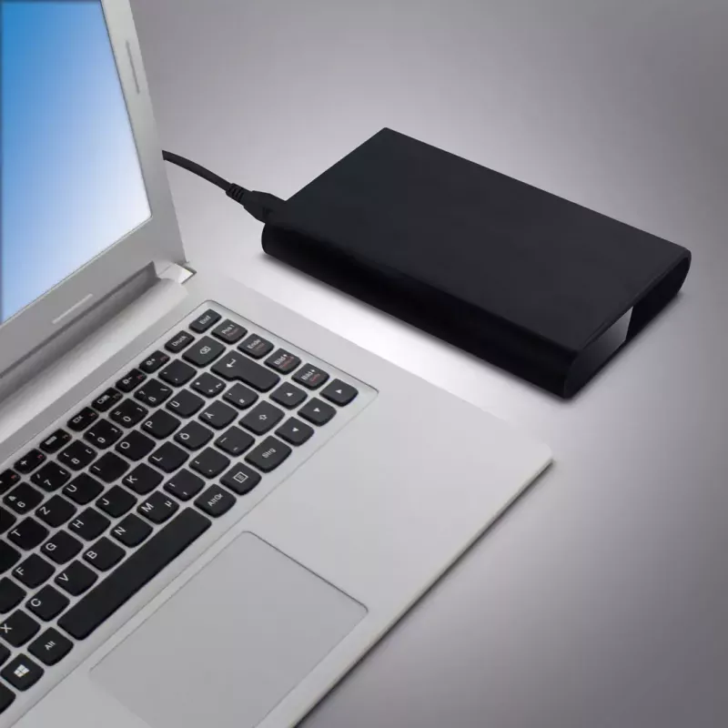 Caixa para HDD Fantec DB-ALU31 preta 3,5 polegadas