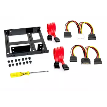 Kit de montagem Fantec 2121 preto
