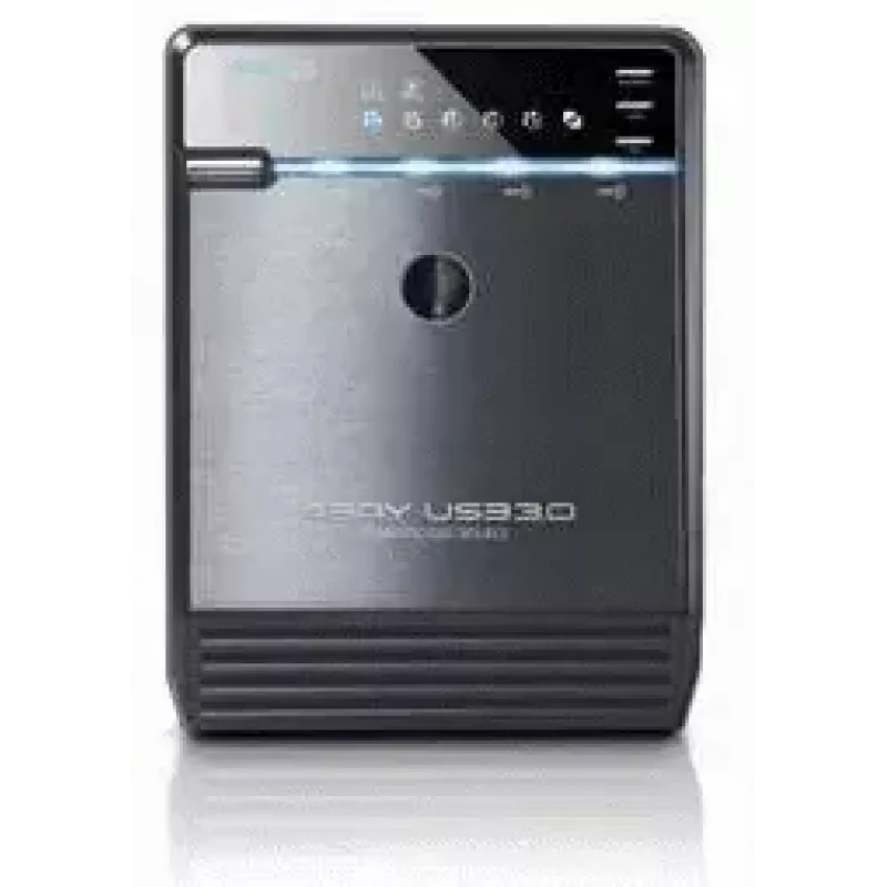 Caixa externa para disco rígido Fantec QB-35US3R preta