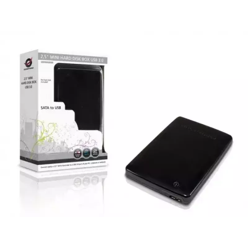 Caixa para disco rígido Conceptronic CHD2MUSB3B Mini USB 3.0