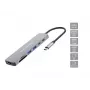 Conceptronic DONN28G docking station USB 3.2 Gen 1 7-em-1, 4K60Hz HDMI, USB-A 5Gbps x 2, USB-C 5Gbps, SD, TF/MicroSD, 100W USB PD