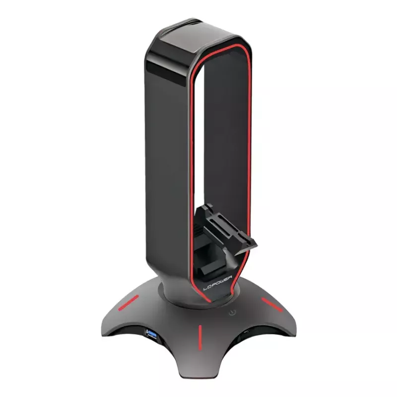 Suporte para auscultadores LC-Power LC-HUB-HEAD-BUNGEE