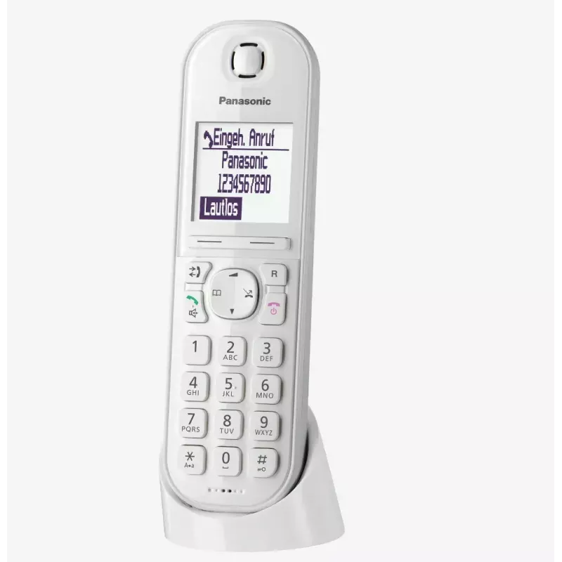 Panasonic KX-TGQ200GW telefone digital sem fios DECT, branco