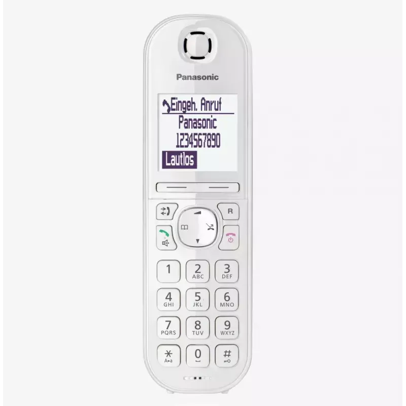 Panasonic KX-TGQ200GW telefone digital sem fios DECT, branco
