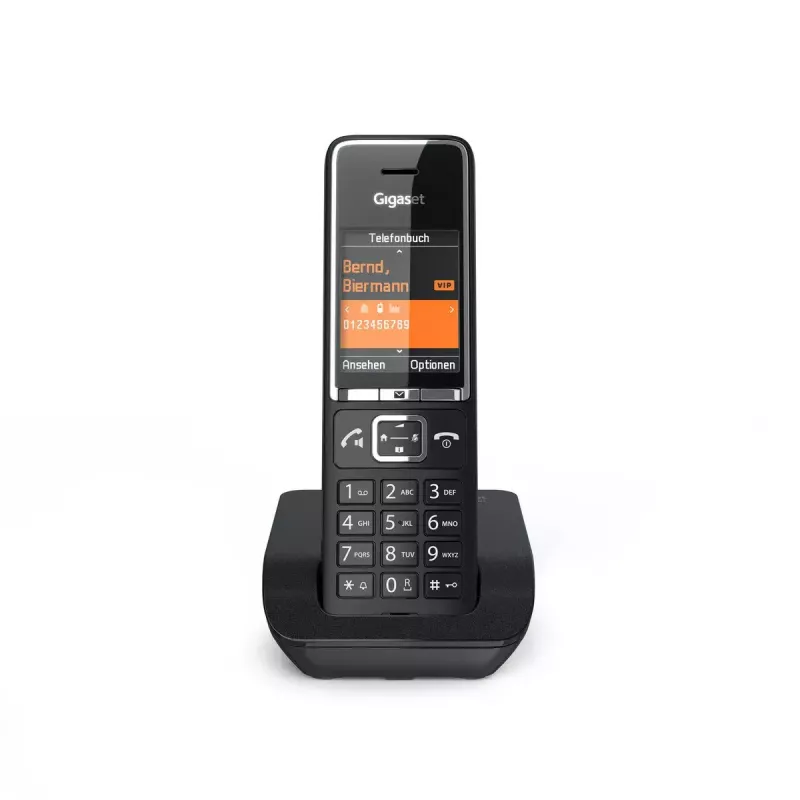 Telefone analógico Gigaset COMFORT 550 com auscultador sem fios e visualização do número
