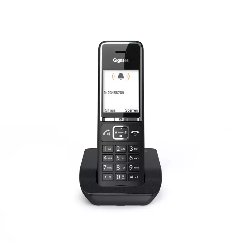 Telefone analógico Gigaset COMFORT 550 com auscultador sem fios e visualização do número