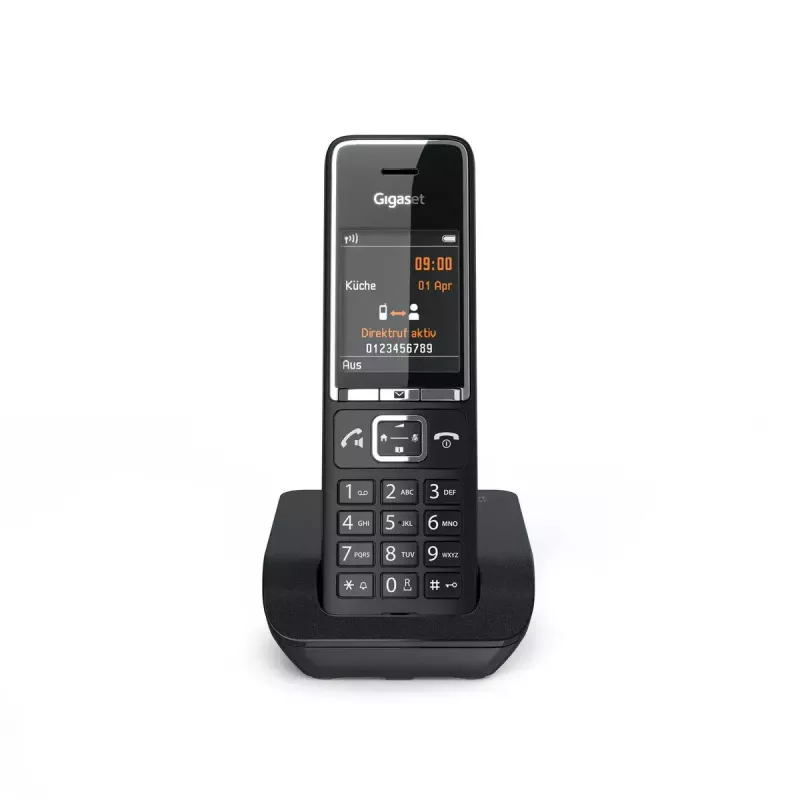Telefone analógico Gigaset COMFORT 550 com auscultador sem fios e visualização do número