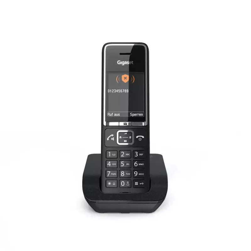 Telefone analógico Gigaset COMFORT 550 com auscultador sem fios e visualização do número