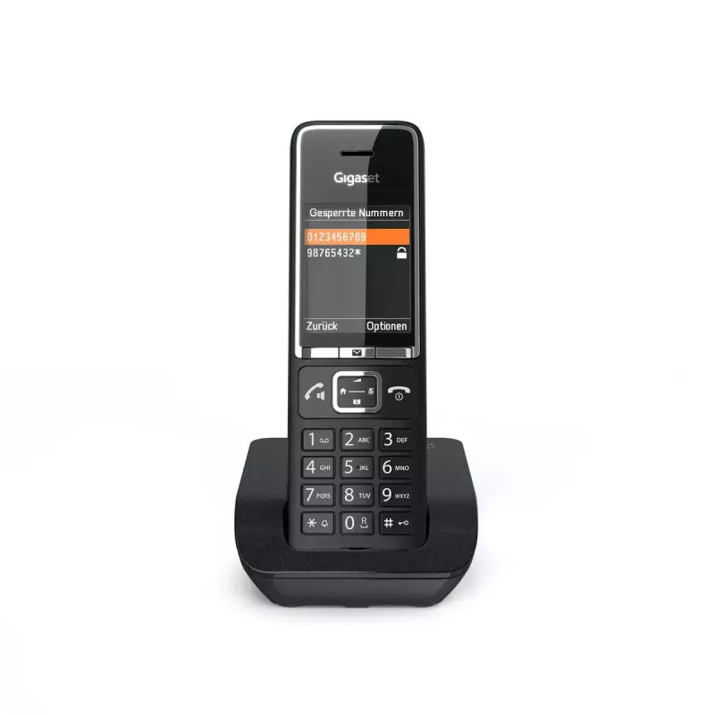 Telefone analógico Gigaset COMFORT 550 com auscultador sem fios e visualização do número