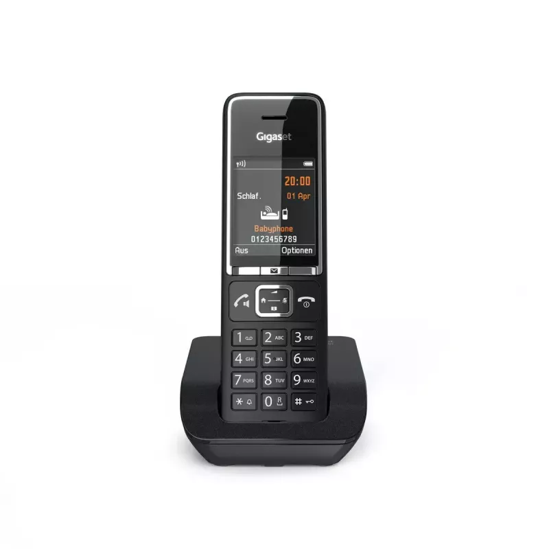 Telefone analógico Gigaset COMFORT 550 com auscultador sem fios e visualização do número
