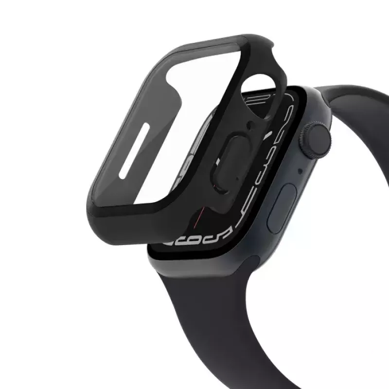 Película protetora de ecrã Belkin ScreenForce OVG004ZZBK-REV preto policarbonato vidro temperado para smartwatch