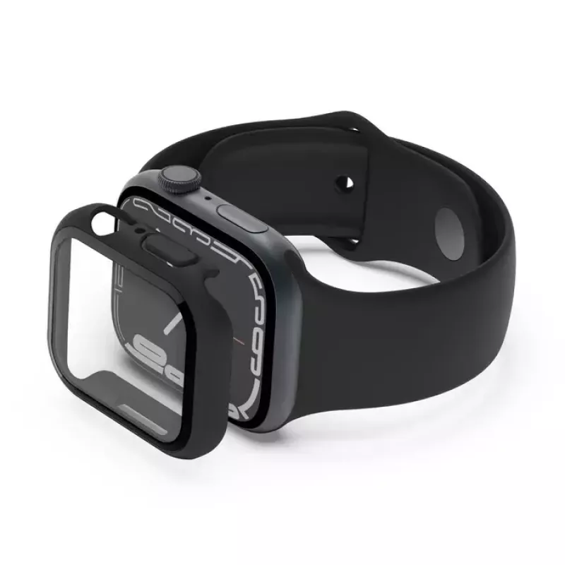 Película protetora de ecrã Belkin ScreenForce OVG004ZZBK-REV preto policarbonato vidro temperado para smartwatch