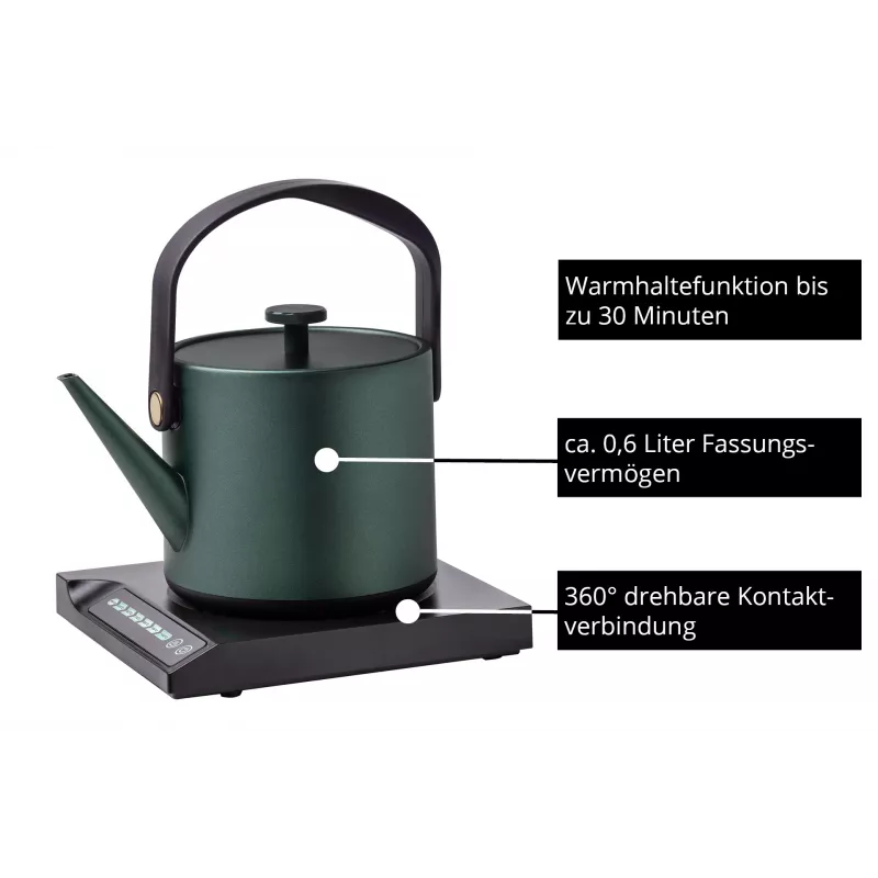 Chaleira elétrica Unold 18217 BLITZKOCHER Jade 0,6 L 800 W verde