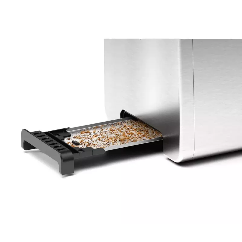 Torradeira Bosch TAT5P420 2 fatias 970 W preto, aço inoxidável