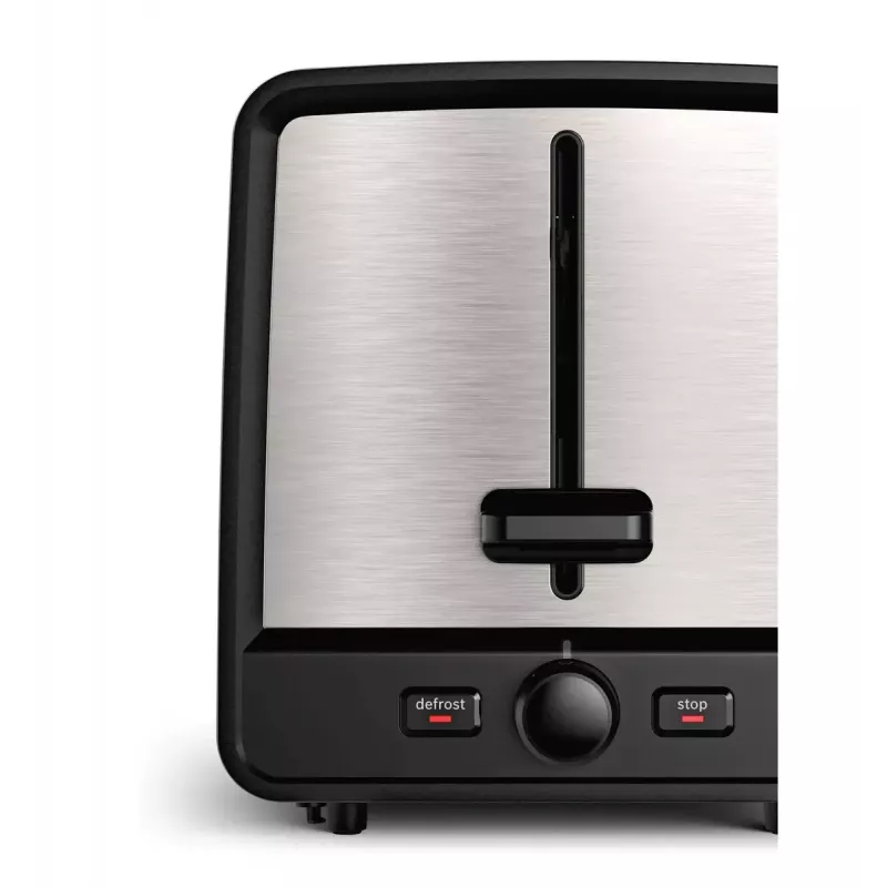 Torradeira Bosch TAT5P420 2 fatias 970 W preto, aço inoxidável