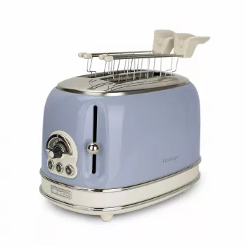 Ariete Vintage 155/05 torradeira de 2 fatias, 810 W, azul