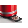 Torradeira Ariete 149 com pinça para 2 fatias de pão - ejecção automática - descongelar - 6 níveis de tostagem - 800 Watt - Modern Line - vermelho