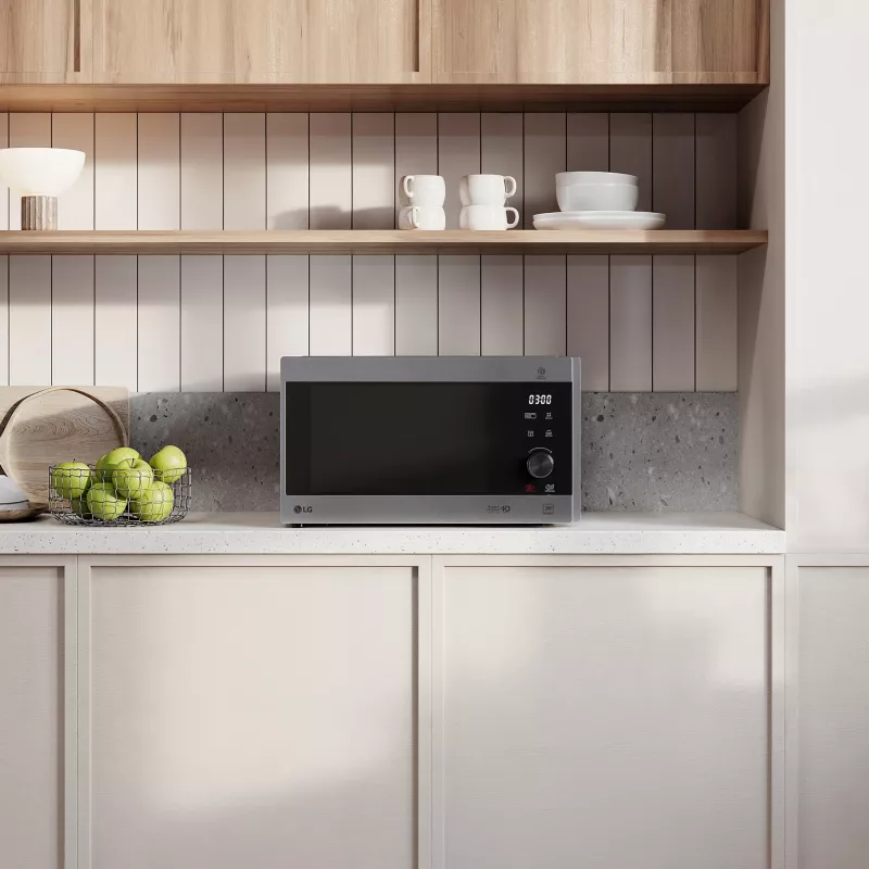 Micro-ondas LG MH6565CPS aço inoxidável micro-ondas com grelhador de bancada 25 L 1150 W