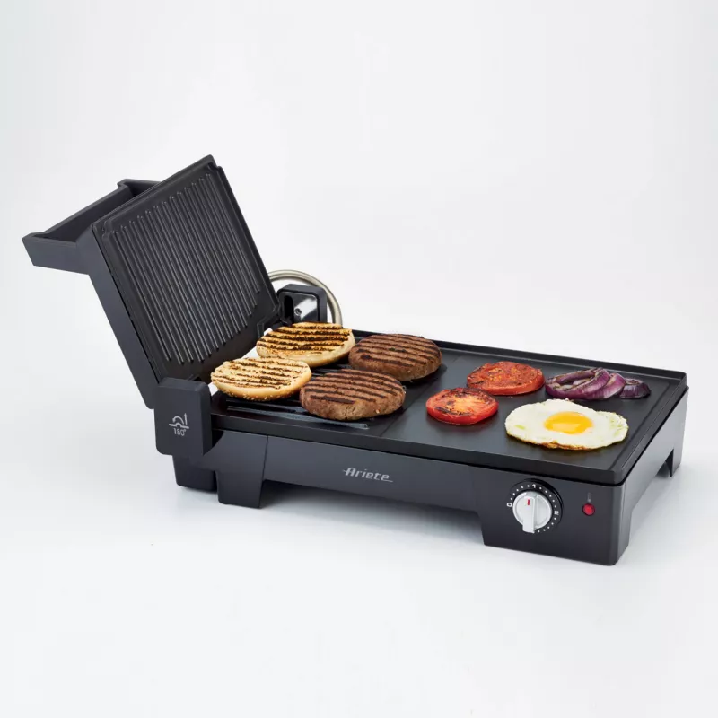 Ariete 1916 MultiGrill 3 in 1 grelhador de contacto, churrasco, temperatura regulável, 2400 W, preto