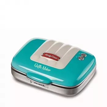 Máquina de waffles Ariete, 700 W, placas antiaderentes, azul, azul-claro, 700 W, 700 W, 700 W, 210 mm, 250 mm