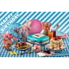 Máquina de waffles Ariete, 700 W, placas antiaderentes, azul, azul-claro, 700 W, 700 W, 700 W, 210 mm, 250 mm