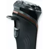 Beurer HR 8000 580.09 máquina de barbear rotativa, recarregável, 3 cabeças de corte flutuantes, preto/castanho