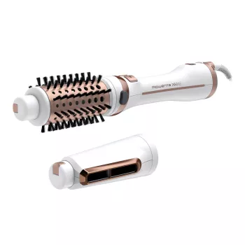 Escova de ar quente Rowenta Brush Activ Ultimate Care CF9720 cobre quente, branco 2 m
