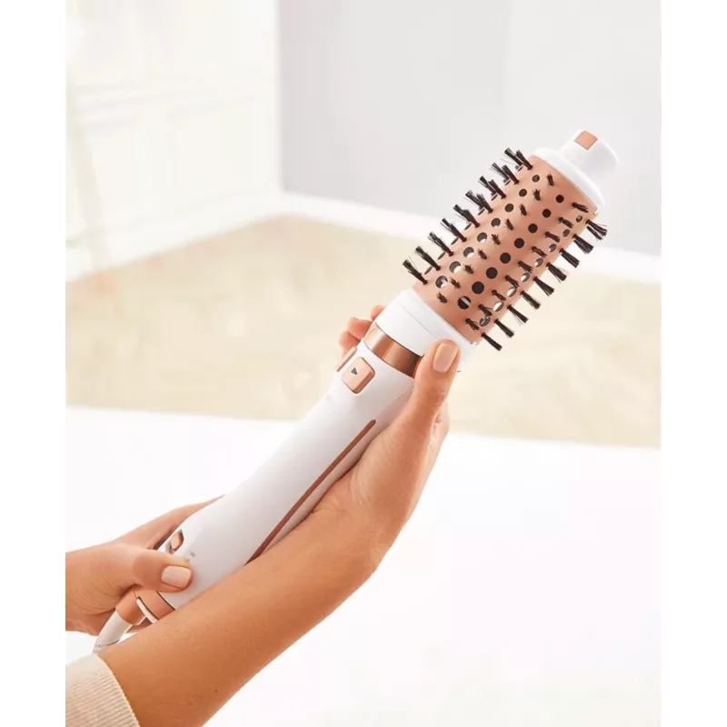 Escova de ar quente Rowenta Brush Activ Ultimate Care CF9720 cobre quente, branco 2 m