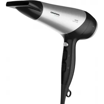 Secador de cabelo Grundig HD 6080 B 2200 W preto, prateado