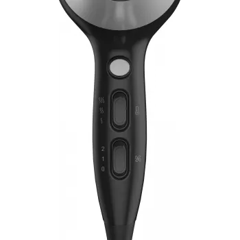 Secador de cabelo Grundig HD 6080 B 2200 W preto, prateado