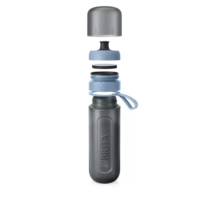 Brita Fill & Go Active 1052248 garrafa filtrante de água, com 2 MicroDisc, azul-escuro
