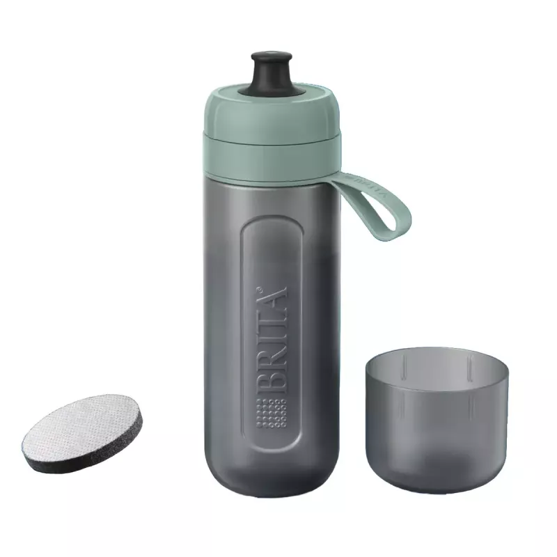 Garrafa com filtro de água Brita 1052249 0,6 l verde cinzento