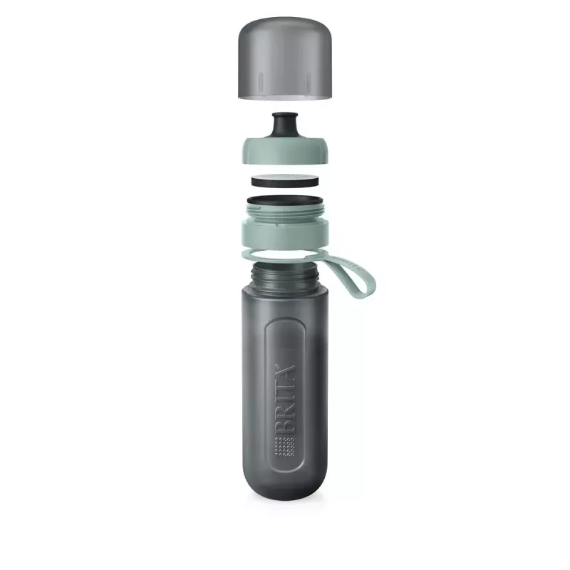 Garrafa com filtro de água Brita 1052249 0,6 l verde cinzento