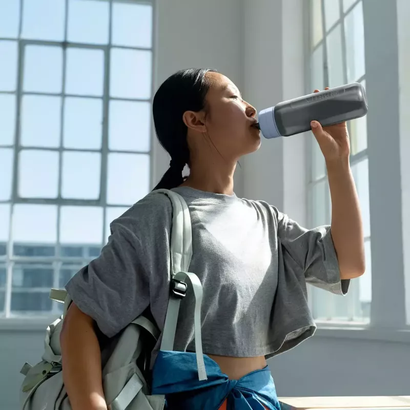 Garrafa com filtro de água Brita 1052249 0,6 l verde cinzento