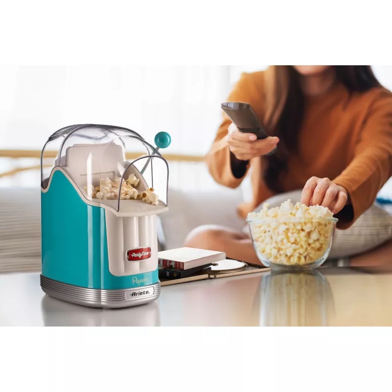 Máquina de pipocas Ariete 2958/01 azul, branco 3 min 1100 W
