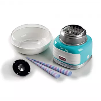 Máquina de algodão-doce Ariete 2973/01 azul prateado branco