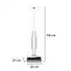 Aspirador vertical 2-in-1 Rowenta X Clean 10 a bateria a seco e húmido sem saco 200 W prateado, branco