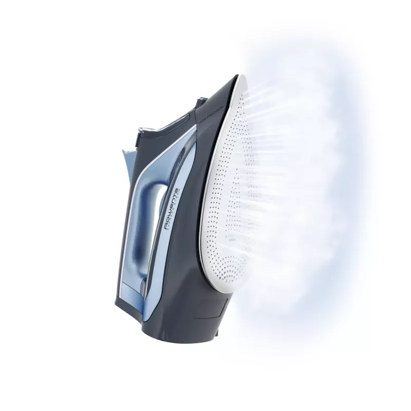 Ferro de engomar a vapor Rowenta DW4308 Microsteam 300 sola Laser 2500 W azul, branco