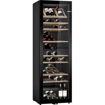 Garrafa de vinho Bosch Serie 6 KWK36ABGA frigorífico de vinho com compressor de instalação livre preto 199 garrafa(s)
