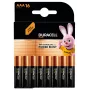 Pilha alcalina descartável Duracell Plus AAA — 48 x 11 x 10 mm, peso da embalagem 160 g