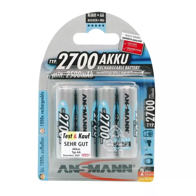 Bateria AA HR6 Ansmann blister 4 X Accu 2700mAh