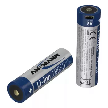 Bateria recarregável Ansmann 1307-0002 iões de lítio 18650