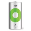GP Batteries ReCyko GPRCK300C136C2 pilha recarregável C (Baby), NiMH 3000 mAh 1,2 V, 2 un.