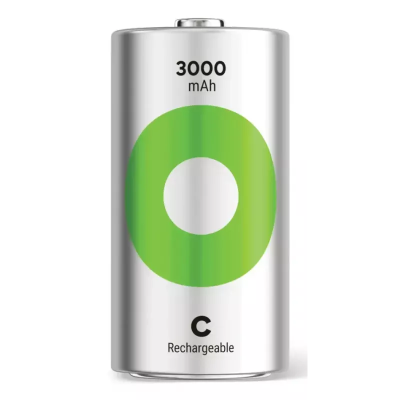 GP Batteries ReCyko GPRCK300C136C2 pilha recarregável C (Baby), NiMH 3000 mAh 1,2 V, 2 un.